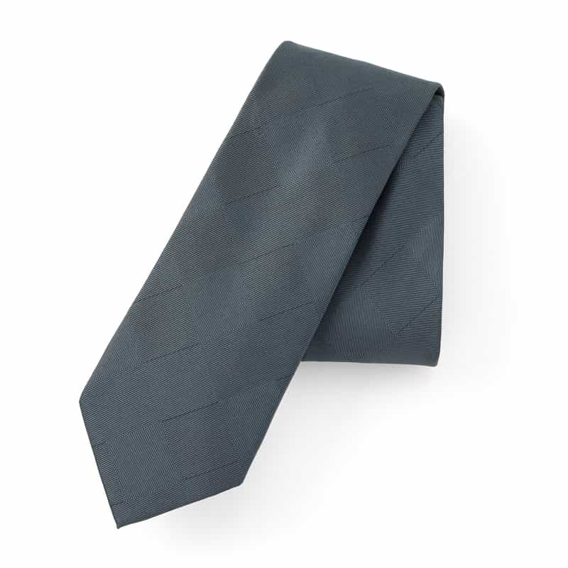BARNEYS NEW YORK シャドーチェック柄タイ BLUE