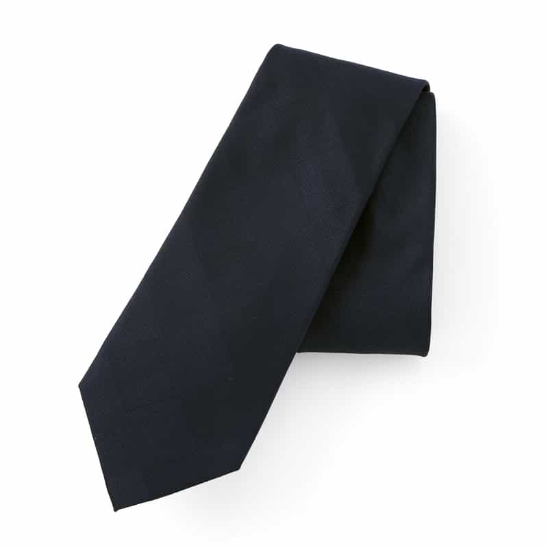 BARNEYS NEW YORK シャドーチェック柄タイ NAVY