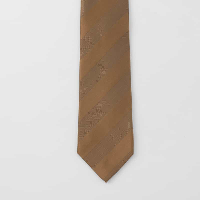 BARNEYS NEW YORK ストライプ柄タイ BEIGE
