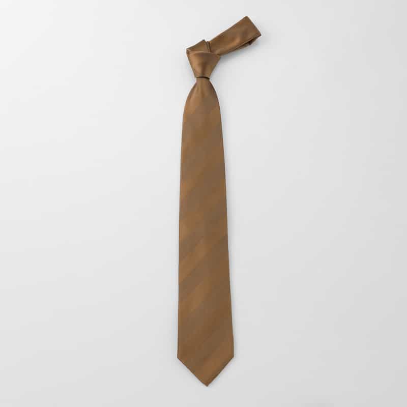 BARNEYS NEW YORK ストライプ柄タイ BEIGE