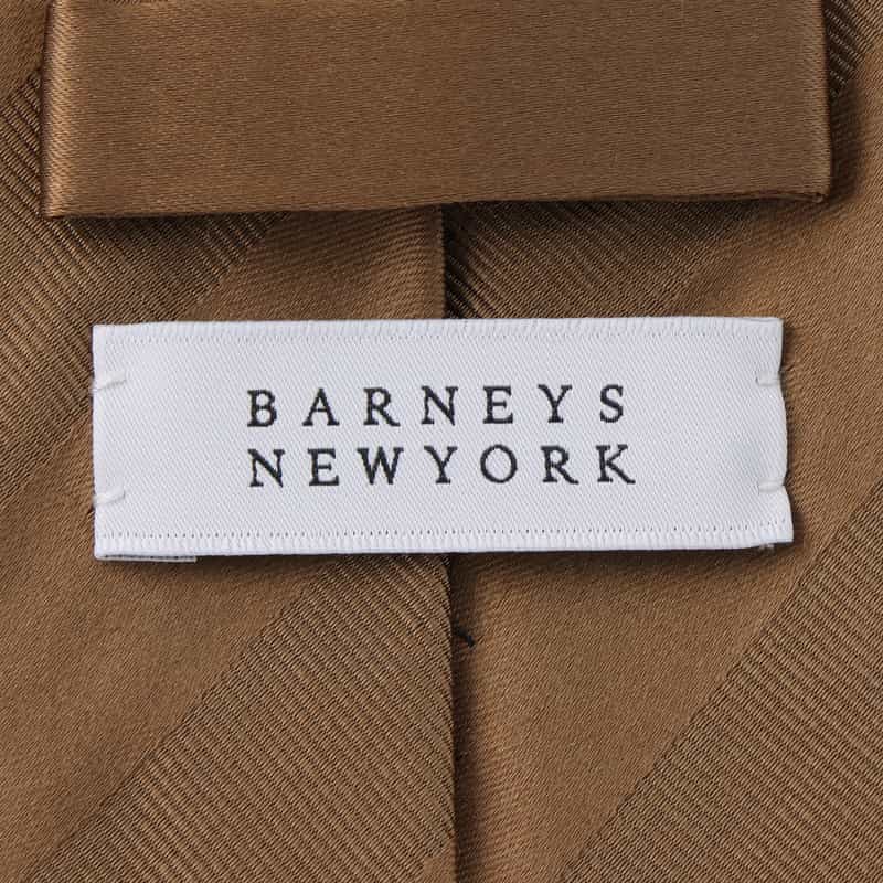 BARNEYS NEW YORK ストライプ柄タイ BEIGE