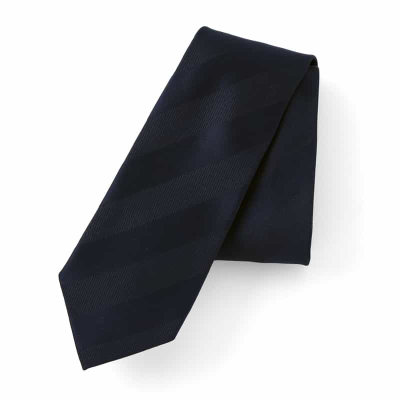 BARNEYS NEW YORK ストライプ柄タイ NAVY