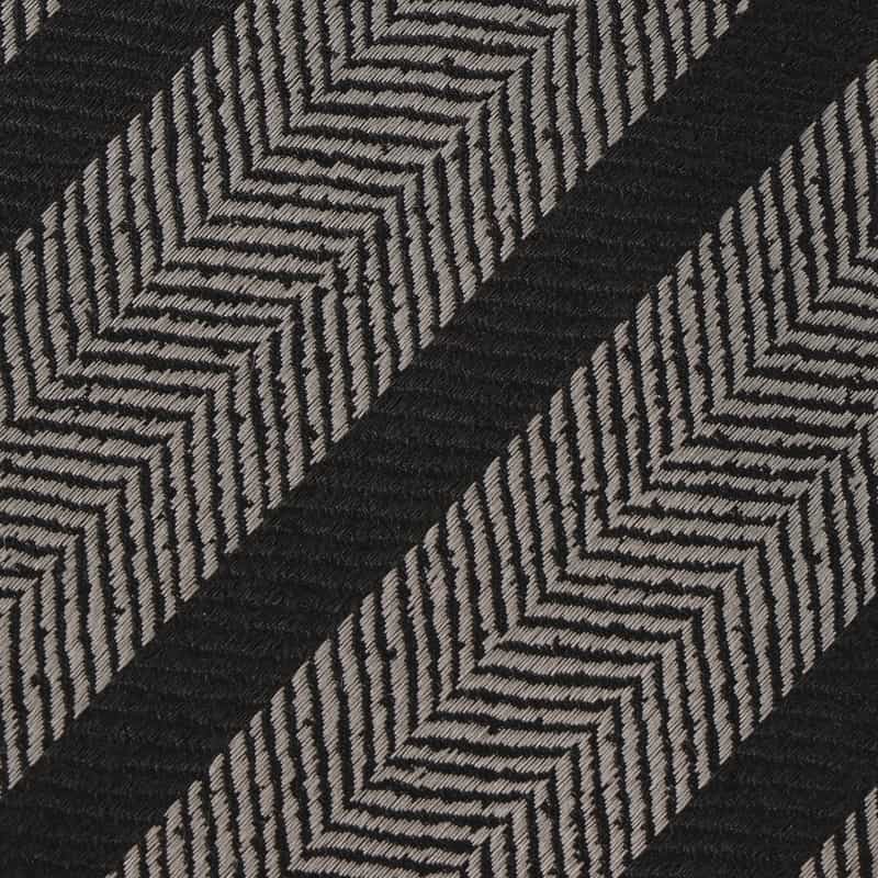BARNEYS NEW YORK ストライプ柄タイ GRAY