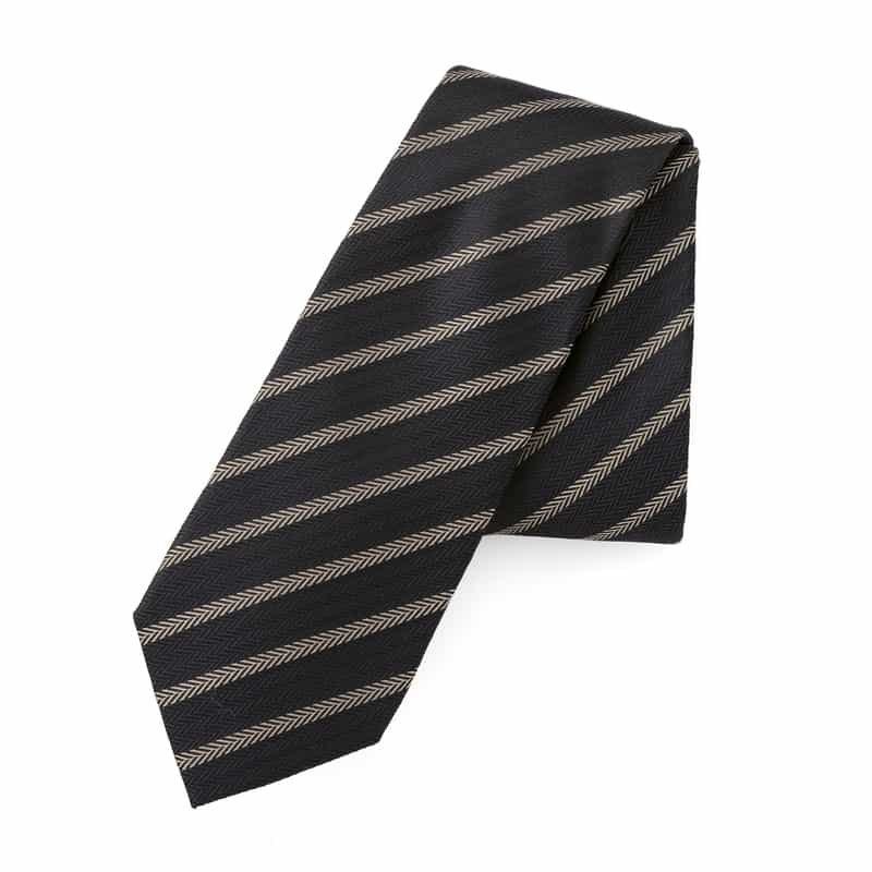 BARNEYS NEW YORK ストライプ柄タイ NAVY