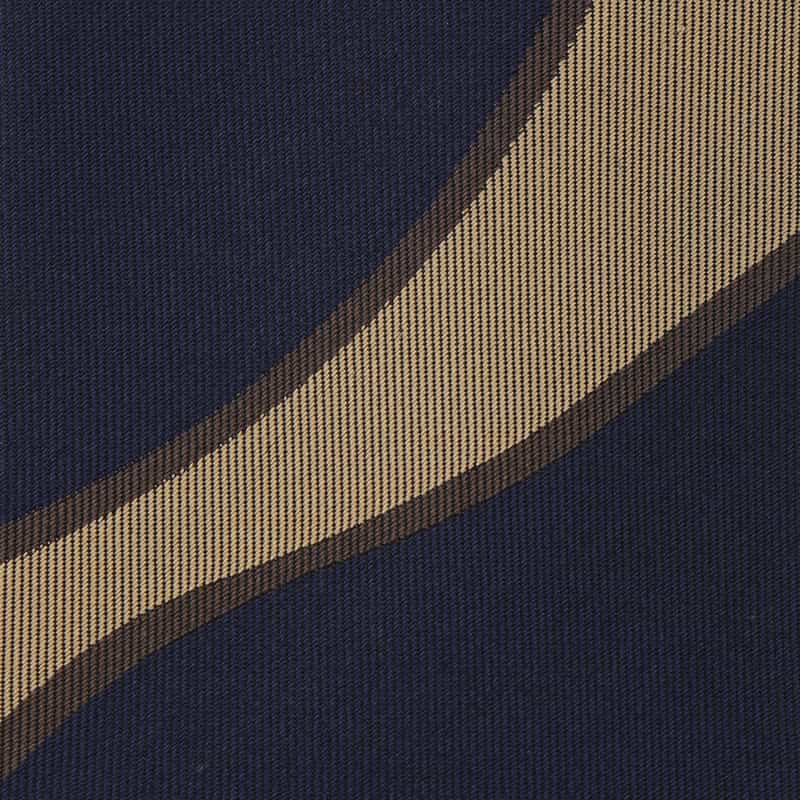 BARNEYS NEW YORK デザイン柄タイ NAVY