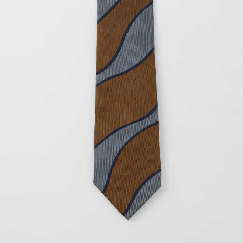 BARNEYS NEW YORK デザイン柄タイ ORANGE
