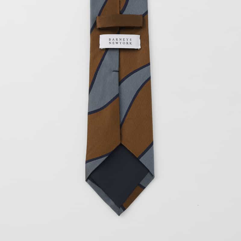 BARNEYS NEW YORK デザイン柄タイ ORANGE