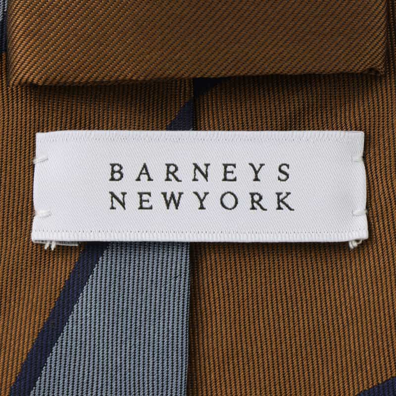 BARNEYS NEW YORK デザイン柄タイ ORANGE