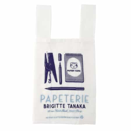 BRIGITTE TANAKA ＜ブリジットタナカ＞ オーガンジー刺繍トートバッグ "PAPETERIE"