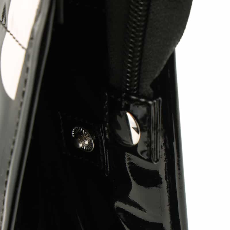 BARNEYS NEW YORK ロゴ入りPVC保冷トートバッグ／ドット柄 BLACK
