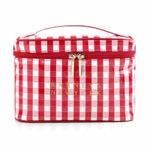 ギンガムチェック柄 バニティポーチ