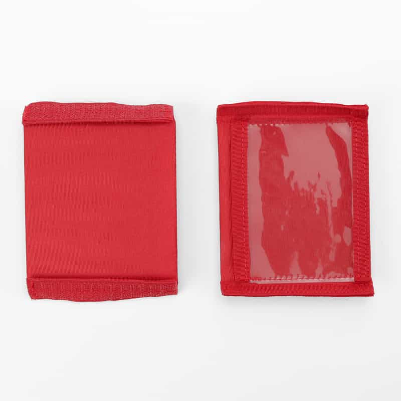 BARNEYS NEW YORK ギンガムチェック柄 バニティポーチ RED