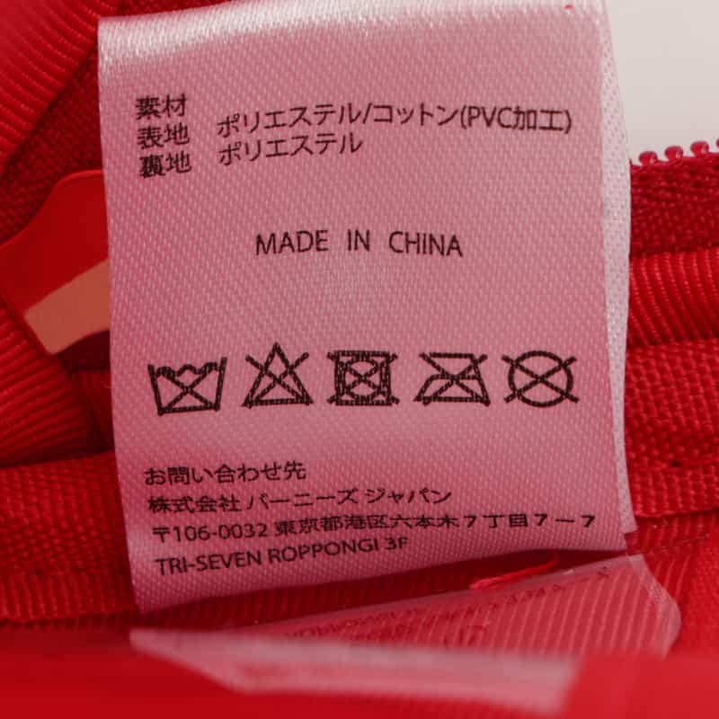 BARNEYS NEW YORK ギンガムチェック柄 メイクポーチ RED