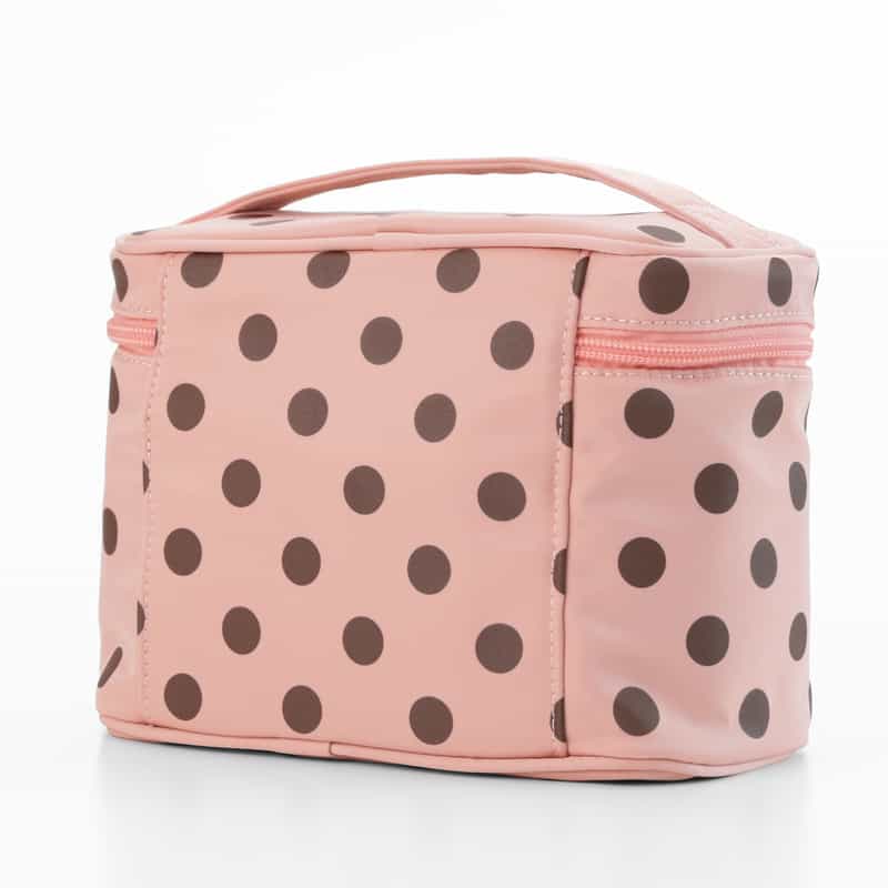 BARNEYS NEW YORK ドット柄 バニティポーチ PINK