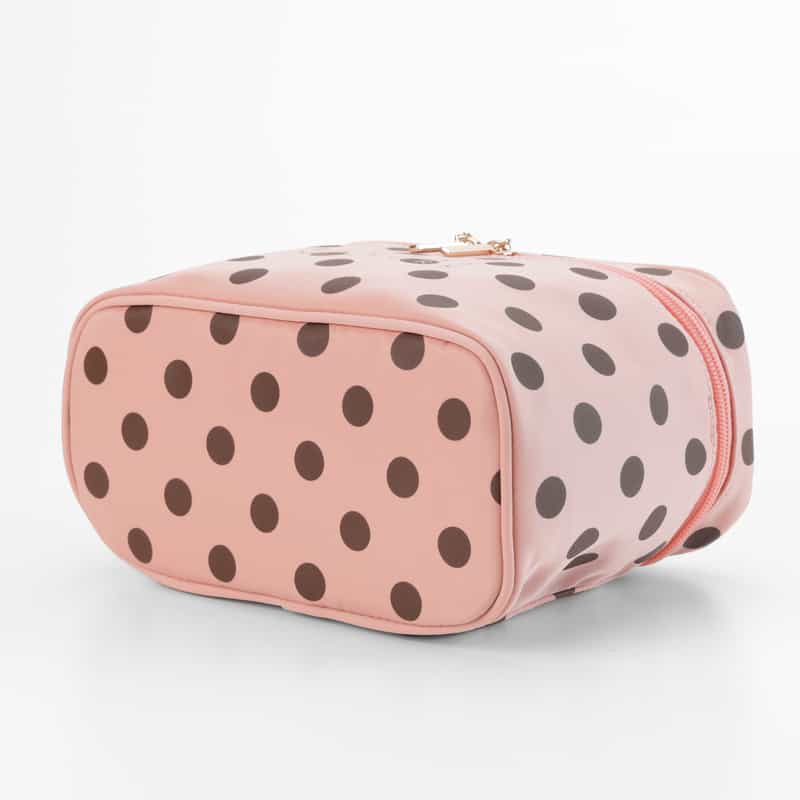 BARNEYS NEW YORK ドット柄 バニティポーチ PINK