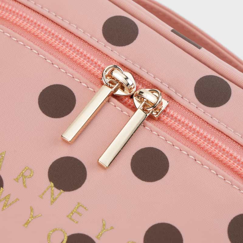 BARNEYS NEW YORK ドット柄 バニティポーチ PINK