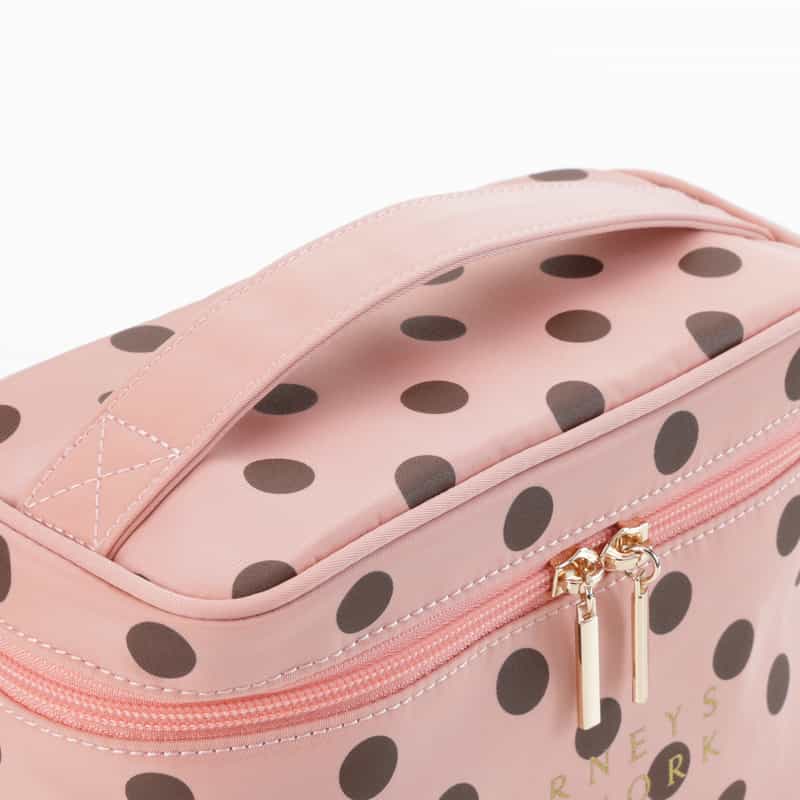 BARNEYS NEW YORK ドット柄 バニティポーチ PINK