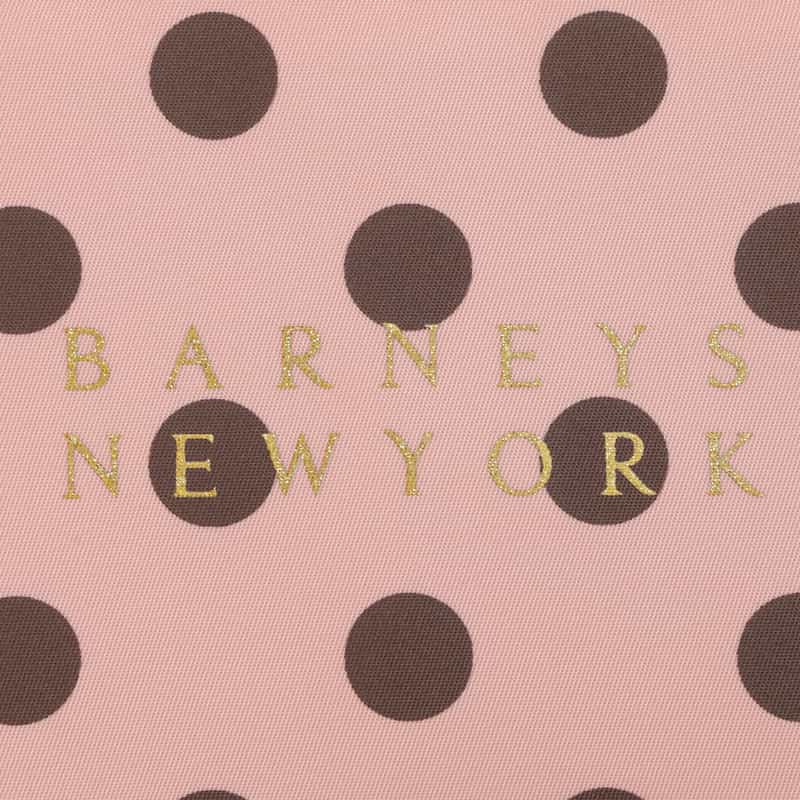 BARNEYS NEW YORK ドット柄 バニティポーチ PINK