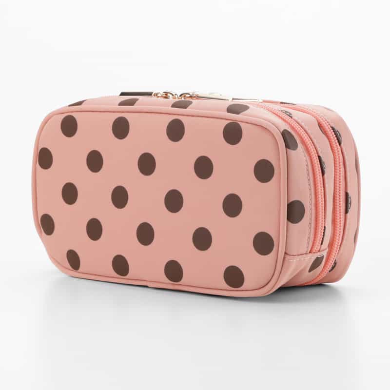 BARNEYS NEW YORK ドット柄 メイクポーチ PINK