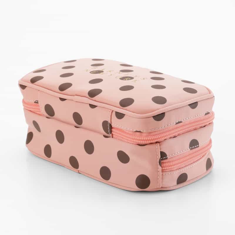 BARNEYS NEW YORK ドット柄 メイクポーチ PINK