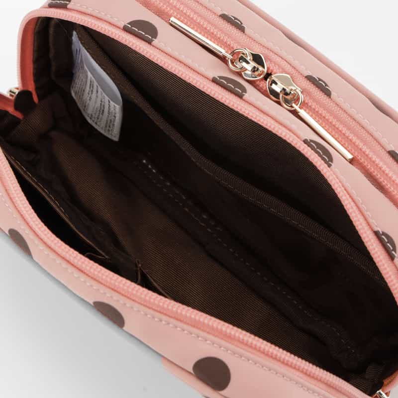 BARNEYS NEW YORK ドット柄 メイクポーチ PINK