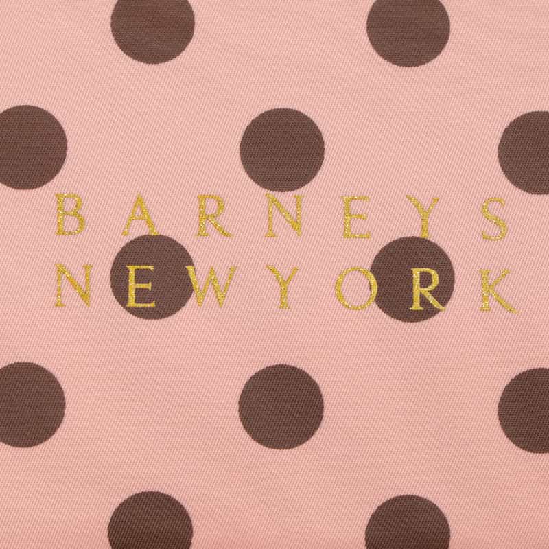 BARNEYS NEW YORK ドット柄 メイクポーチ PINK
