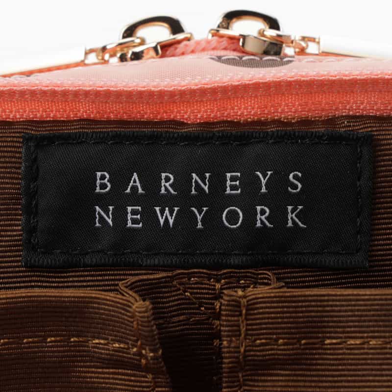 BARNEYS NEW YORK ドット柄 メイクポーチ PINK