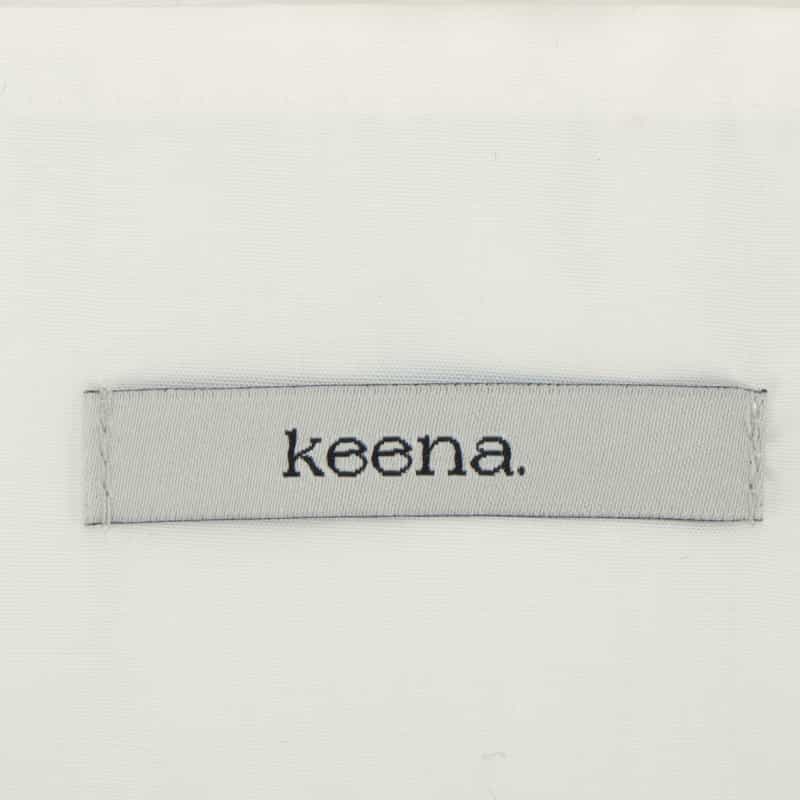 KEENA. KEENA＜キーナ＞ プリント トートバッグ WHITE
