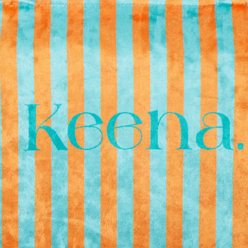 KEENA. KEENA＜キーナ＞ プリント トートバッグ ORANGE