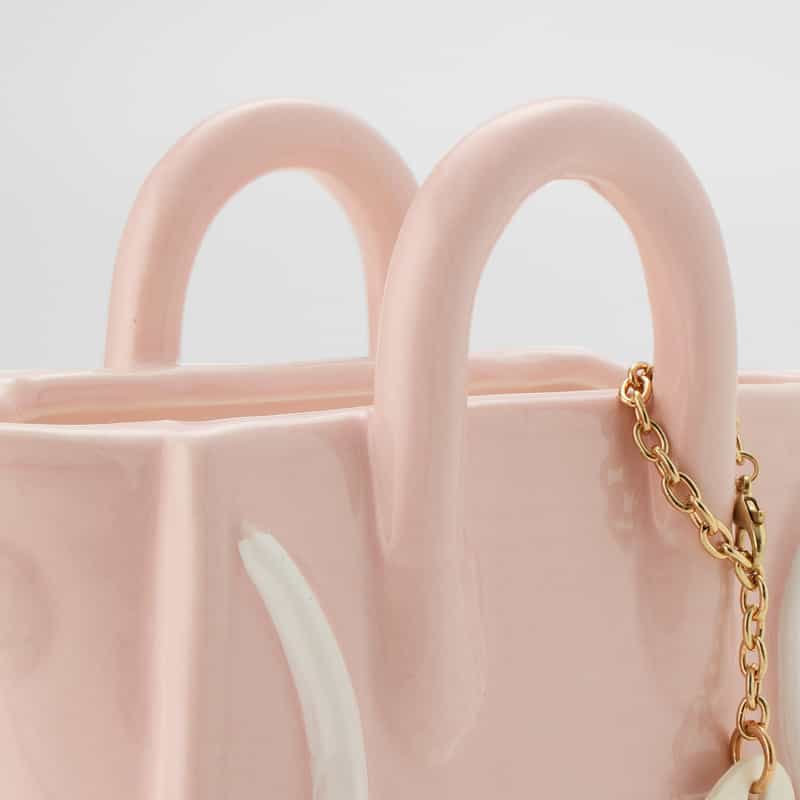 GOODIES BY DW HOME GOODIES BY DW HOME ＜グディーズ バイ ディーダブリューホーム＞ キャンドル “HANDBAG" PINK
