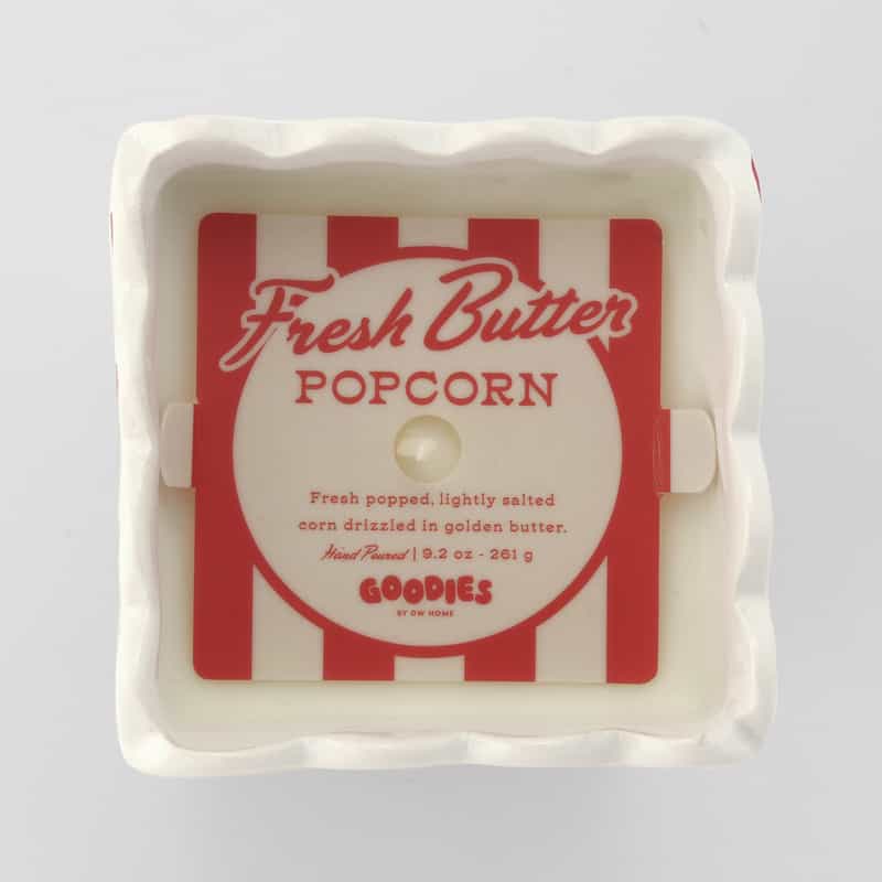 GOODIES BY DW HOME GOODIES BY DW HOME ＜グディーズ バイ ディーダブリューホーム＞ キャンドル “POPCORN" WHITE