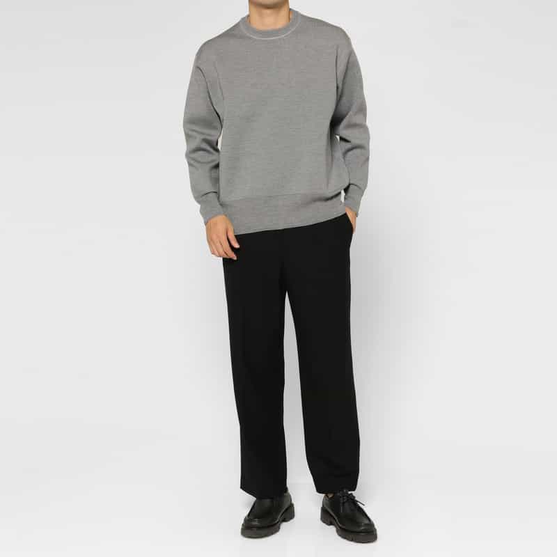 PIPPIOLINO PIPPIOLINO＜ピッピオリーノ＞  バーニーズ　ニューヨーク限定クルーネックニットプルオーバー LT GRAY