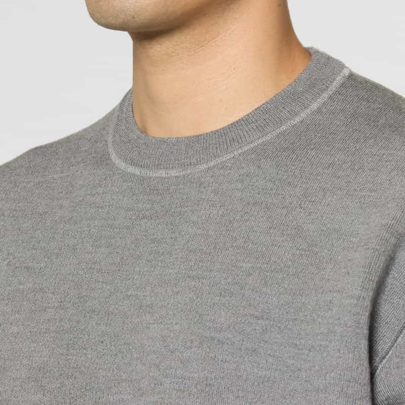 PIPPIOLINO PIPPIOLINO＜ピッピオリーノ＞  バーニーズ　ニューヨーク限定クルーネックニットプルオーバー LT GRAY