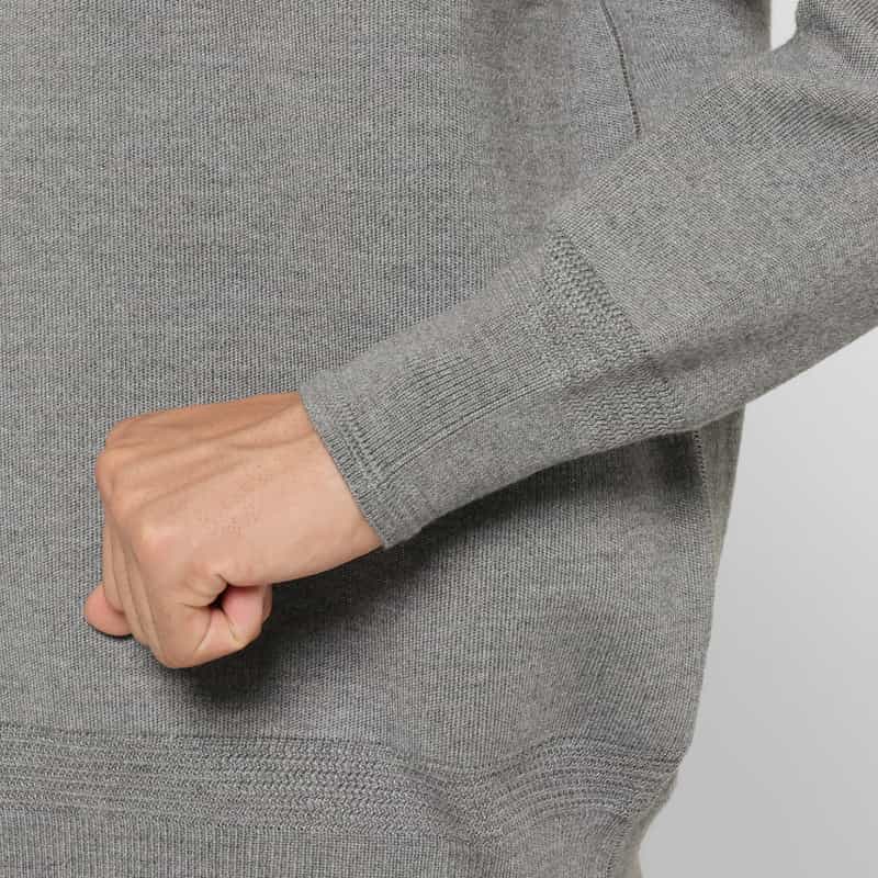 PIPPIOLINO PIPPIOLINO＜ピッピオリーノ＞  バーニーズ　ニューヨーク限定クルーネックニットプルオーバー LT GRAY