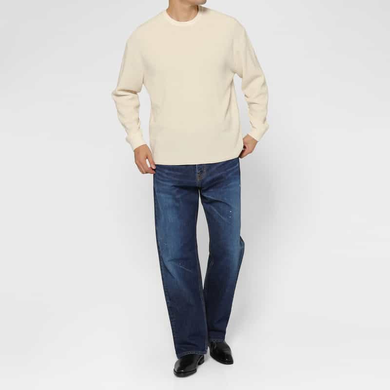 PIPPIOLINO PIPPIOLINO＜ピッピオリーノ＞  バーニーズ　ニューヨーク限定コットンカシミヤクルーネックカットソー WHITE