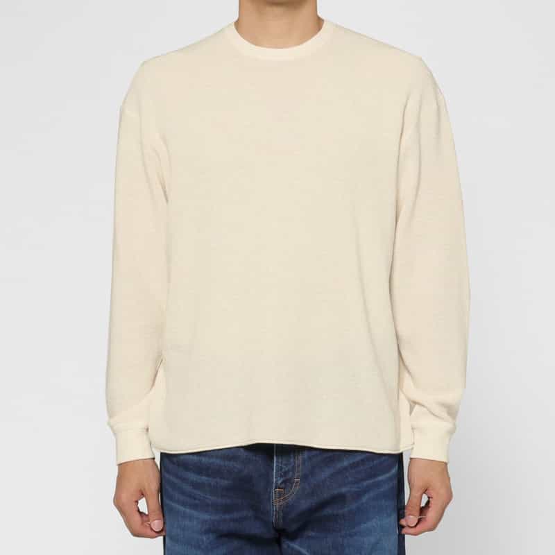 PIPPIOLINO PIPPIOLINO＜ピッピオリーノ＞  バーニーズ　ニューヨーク限定コットンカシミヤクルーネックカットソー WHITE