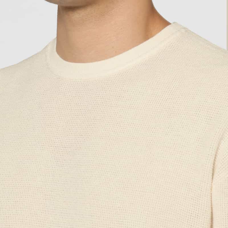 PIPPIOLINO PIPPIOLINO＜ピッピオリーノ＞  バーニーズ　ニューヨーク限定コットンカシミヤクルーネックカットソー WHITE