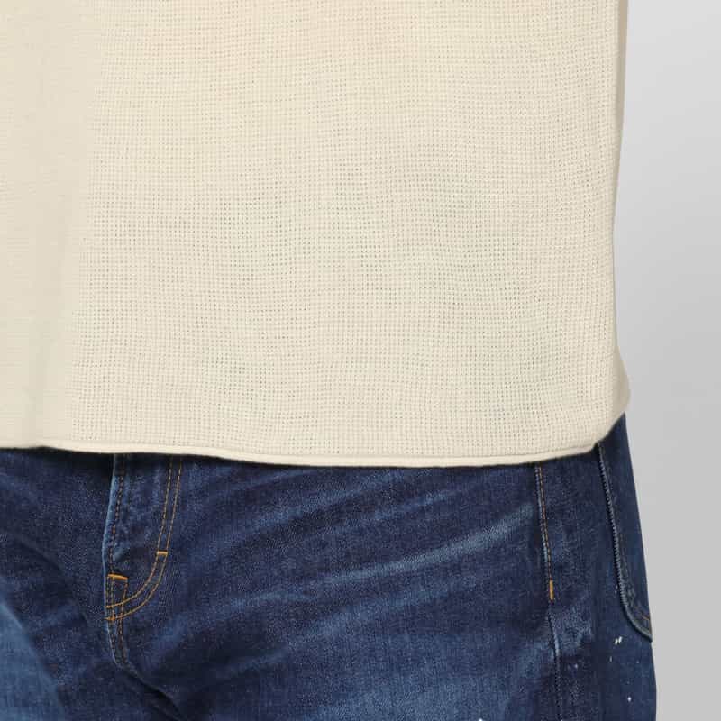 PIPPIOLINO PIPPIOLINO＜ピッピオリーノ＞  バーニーズ　ニューヨーク限定コットンカシミヤクルーネックカットソー WHITE