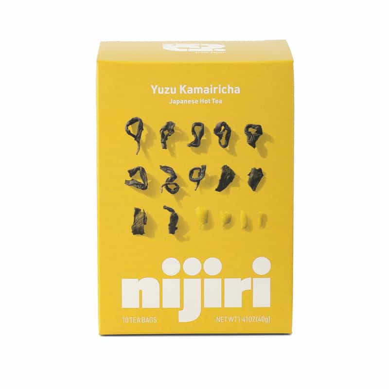 NIJIRI NIJIRI ＜ニジリ＞ 釜炒り緑茶（柚子） YELLOW