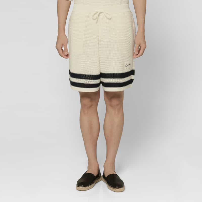 KENZO KENZO＜ケンゾー＞ メッシュ素材ショーツ OFF WHITE