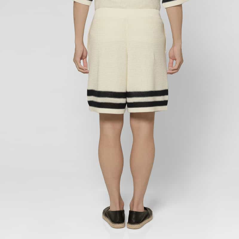 KENZO KENZO＜ケンゾー＞ メッシュ素材ショーツ OFF WHITE
