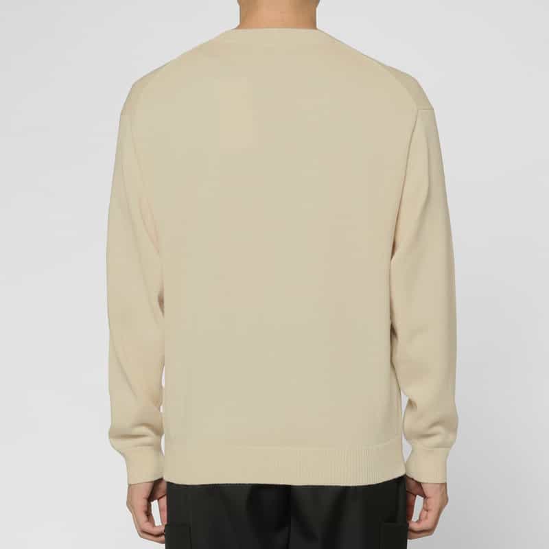 KENZO KENZO＜ケンゾー＞ グラフィックニットプルオーバー OFF WHITE