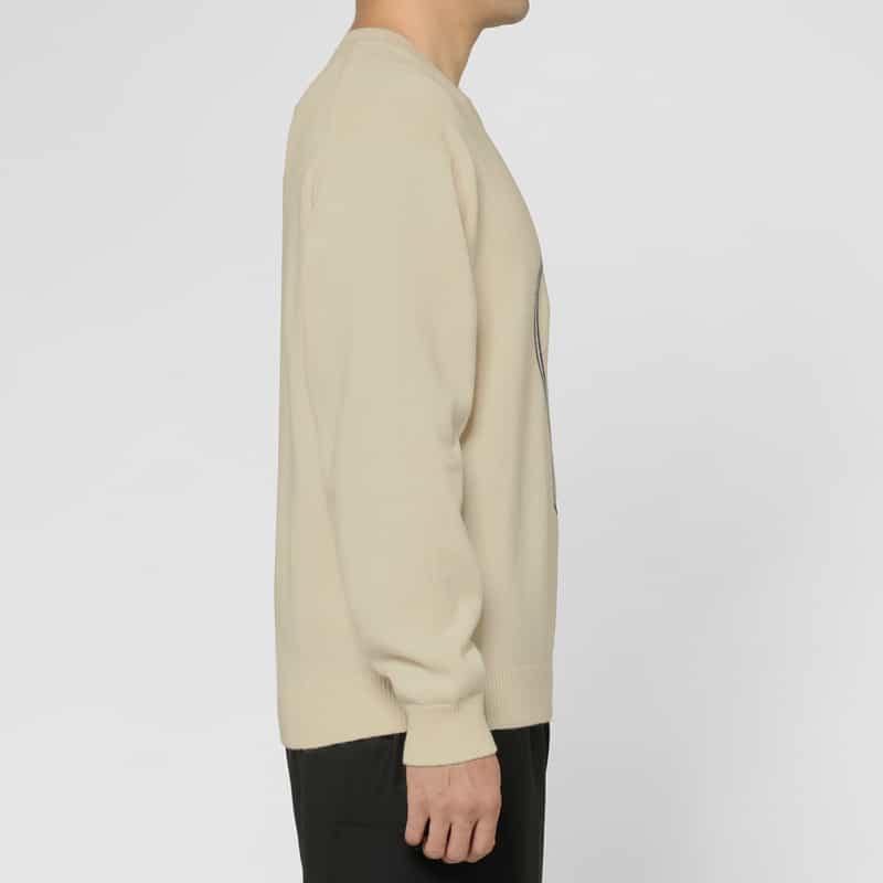 KENZO KENZO＜ケンゾー＞ グラフィックニットプルオーバー OFF WHITE