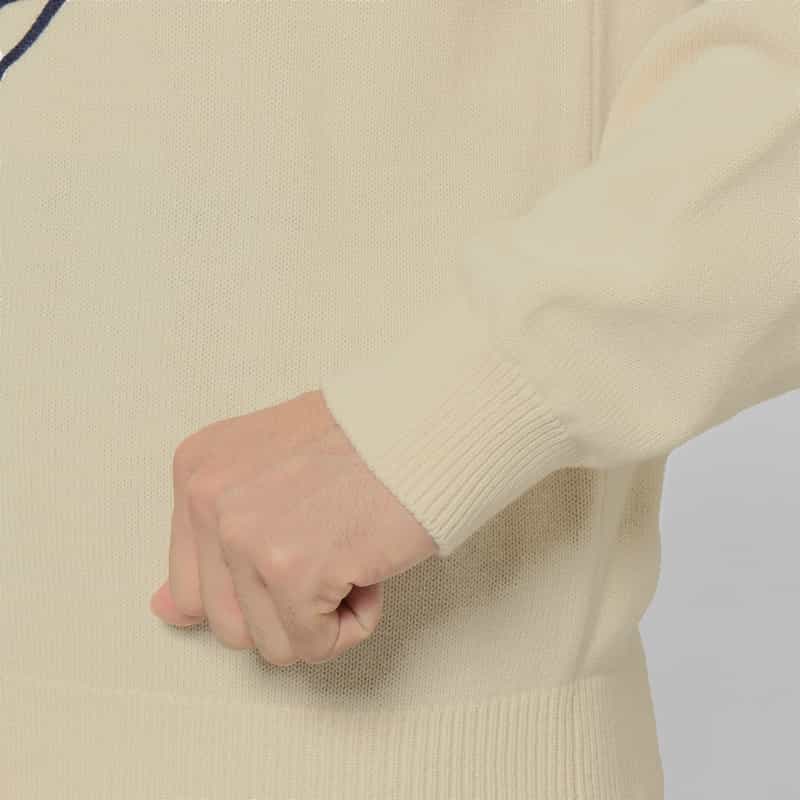KENZO KENZO＜ケンゾー＞ グラフィックニットプルオーバー OFF WHITE
