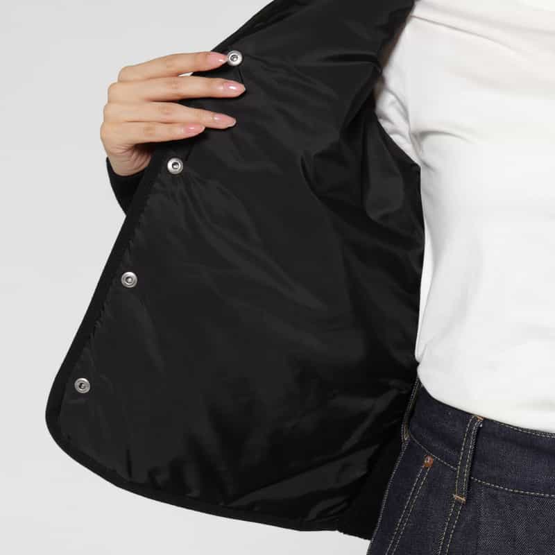 MONCLER MONCLER＜モンクレール＞ ハイブリッド ニットカーディガン BLACK