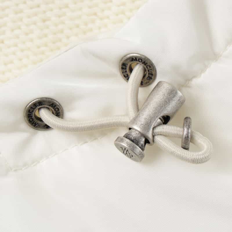 MONCLER MONCLER ＜モンクレール＞ ハイブリッド フーデッドダウンジャケット IVORY