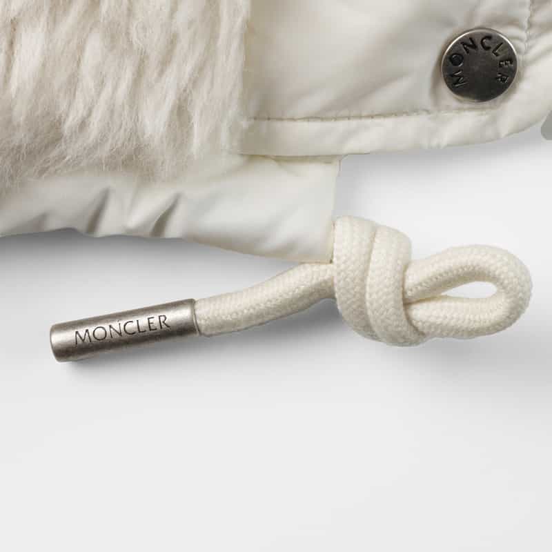 MONCLER MONCLER ＜モンクレール＞ ハイブリッド フーデッドダウンジャケット IVORY