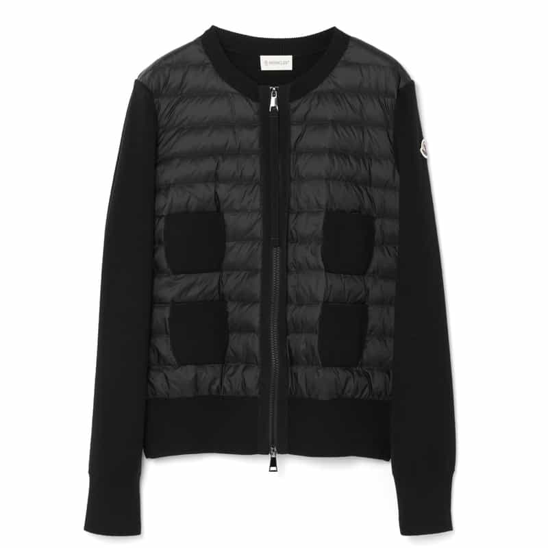 MONCLER＜モンクレール＞ ハイブリッド ジップアップカーディガン