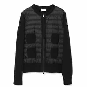 MONCLER＜モンクレール＞ ハイブリッド ジップアップカーディガン