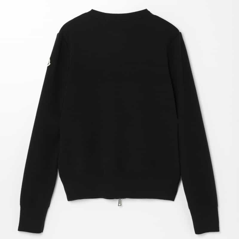 MONCLER MONCLER＜モンクレール＞ ハイブリッド ジップアップカーディガン BLACK
